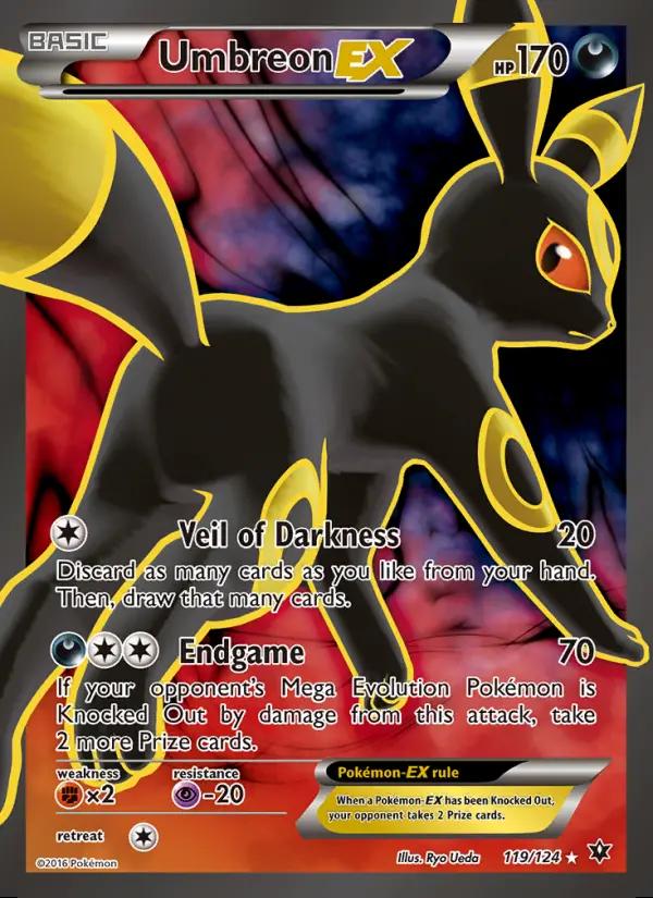 Image of Umbreon-EX Fates Collide (FCO) #119
