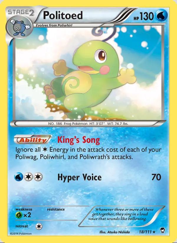 Image of Politoed Furious Fists (FFI) #18