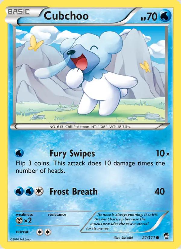 Image of Cubchoo Furious Fists (FFI) #21