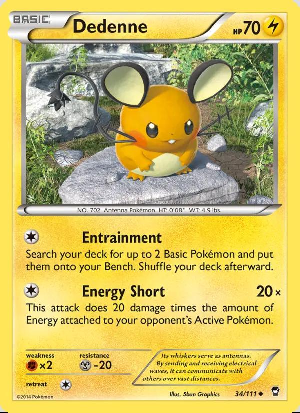 Image of Dedenne Furious Fists (FFI) #34