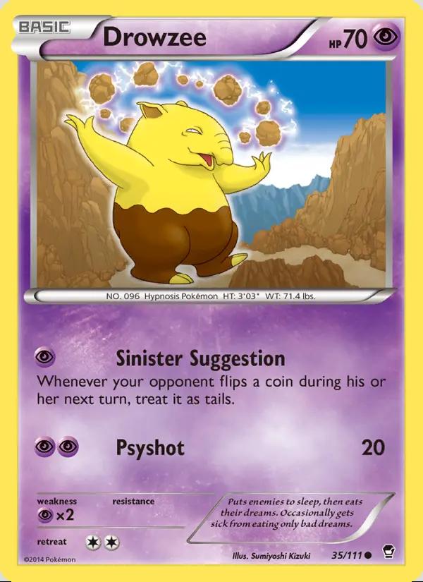 Image of Drowzee Furious Fists (FFI) #35
