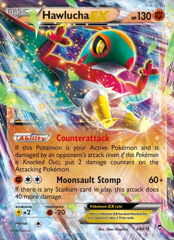 Image of Hawlucha-EX Furious Fists (FFI) #64