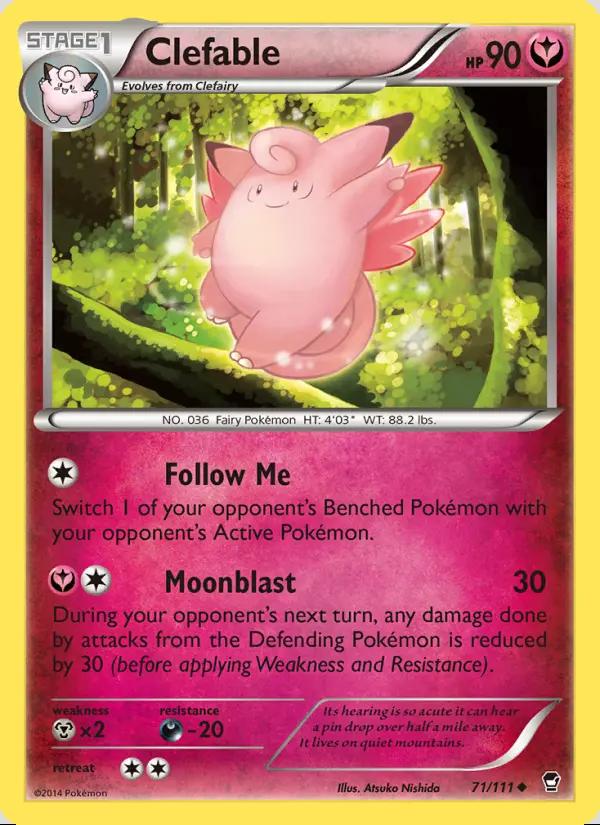 Image of Clefable Furious Fists (FFI) #71