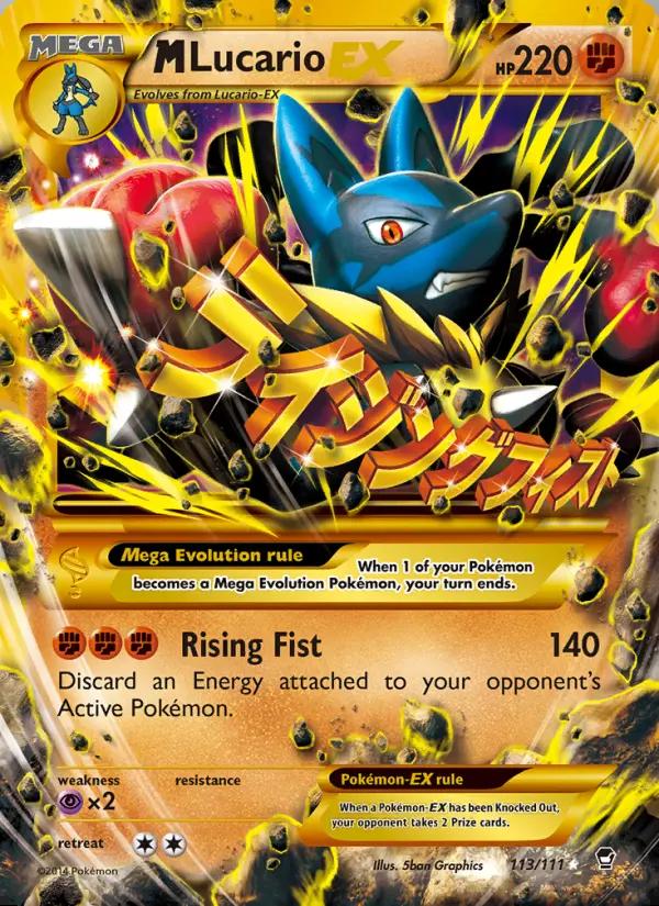 Image of M Lucario-EX Furious Fists (FFI) #113
