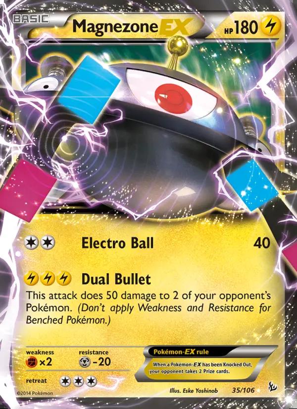 Image of Magnezone-EX Flashfire (FLF) #35