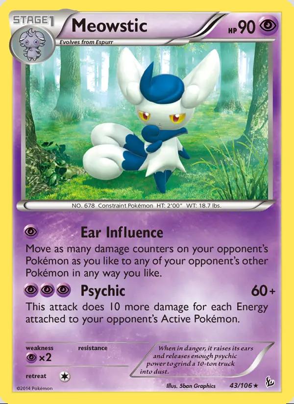 Image of Meowstic Flashfire (FLF) #43
