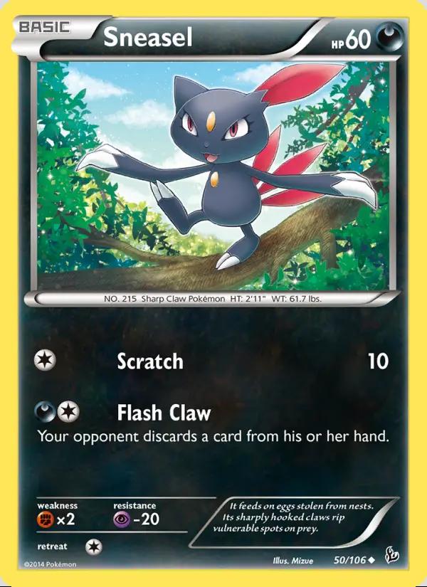 Image of Sneasel Flashfire (FLF) #50