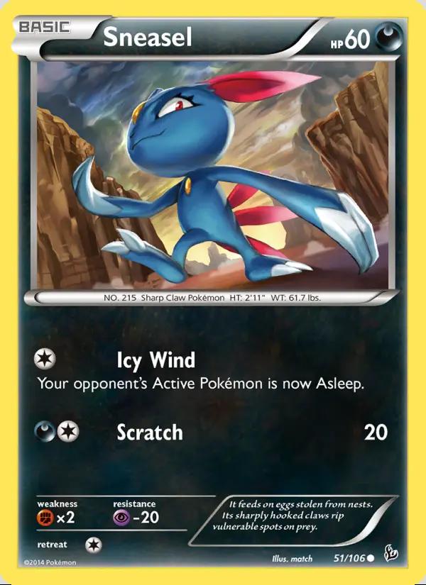 Image of Sneasel Flashfire (FLF) #51
