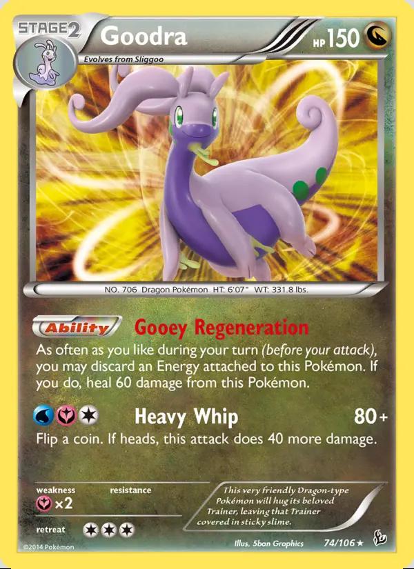 Image of Goodra Flashfire (FLF) #74