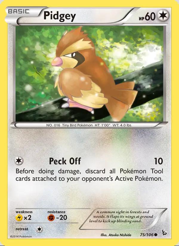 Image of Pidgey Flashfire (FLF) #75