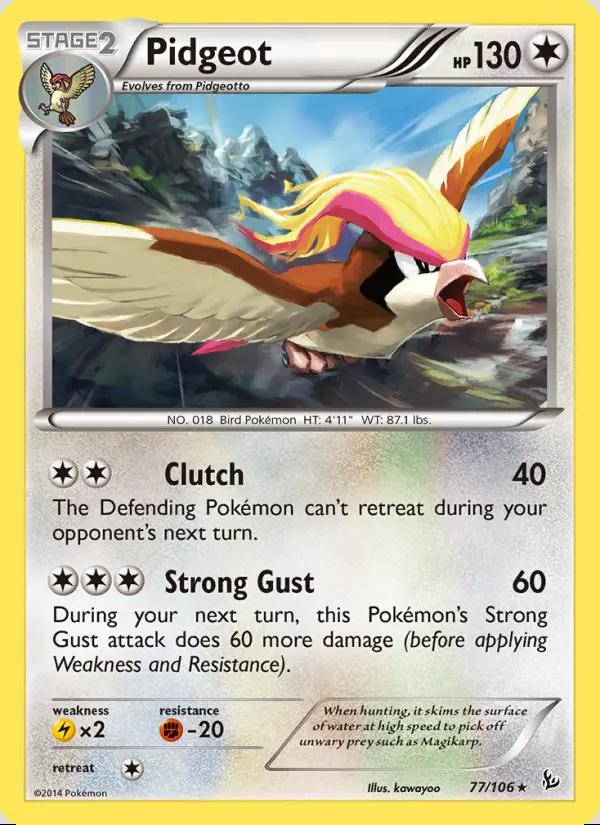 Image of Pidgeot Flashfire (FLF) #77