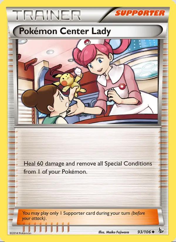 Image of Pokemon Center Lady Flashfire (FLF) #93