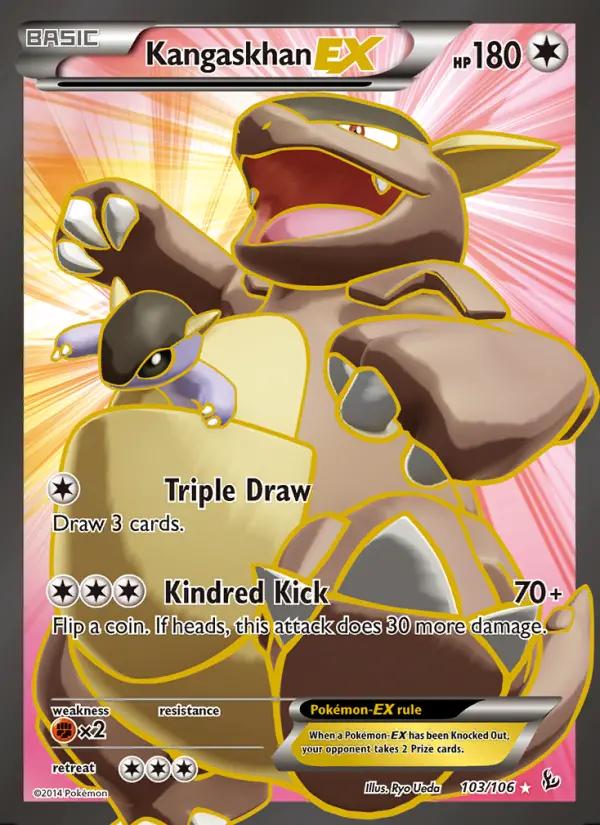 Image of Kangaskhan-EX Flashfire (FLF) #103