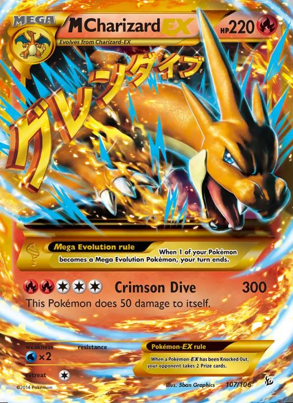 Image of M Charizard-EX Flashfire (FLF) #107