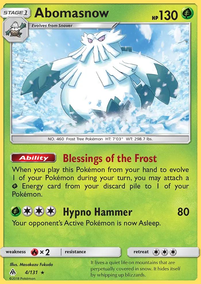 Image of Abomasnow Forbidden Light (FLI) #4