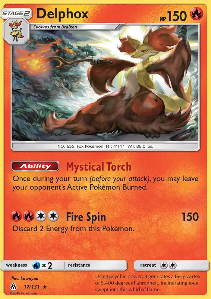 Image of Delphox Forbidden Light (FLI) #17