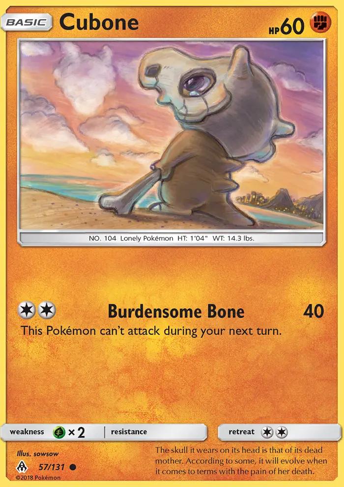 Image of Cubone Forbidden Light (FLI) #57