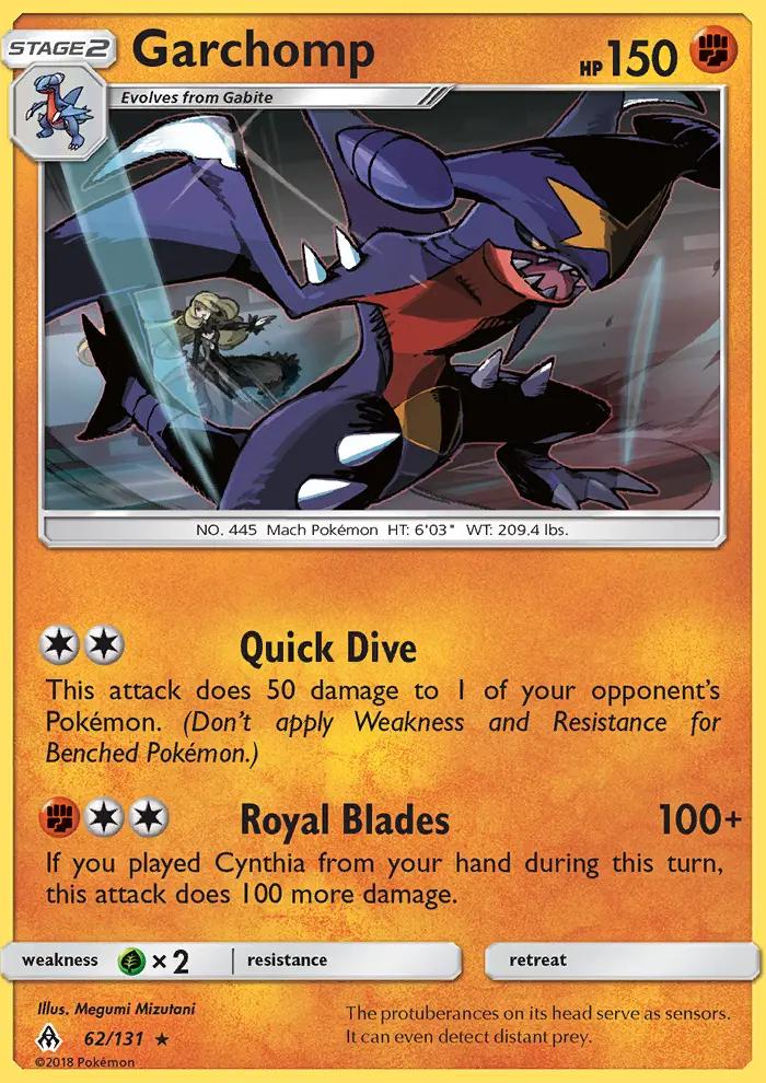 Image of Garchomp Forbidden Light (FLI) #62