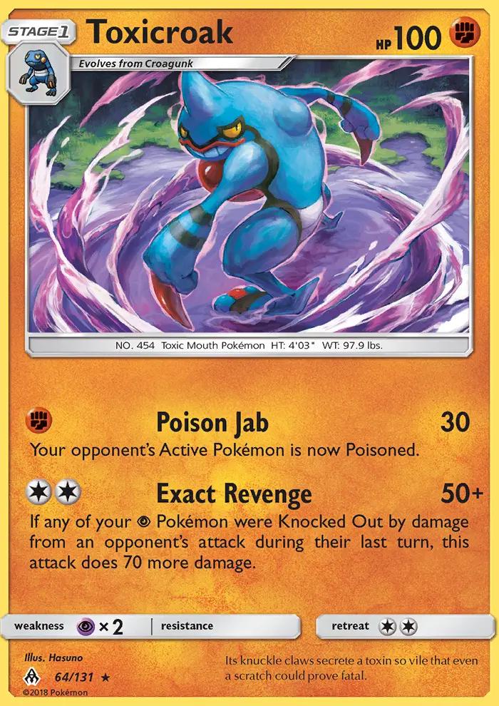 Image of Toxicroak Forbidden Light (FLI) #64