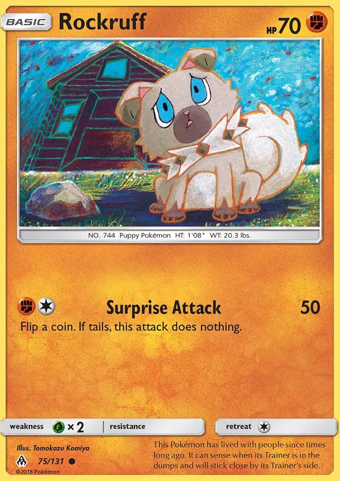 Image of Rockruff Forbidden Light (FLI) #75