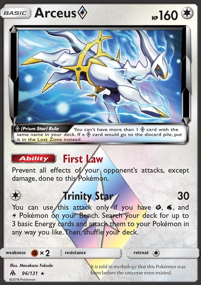 Image of Arceus Prism Star Forbidden Light (FLI) #96