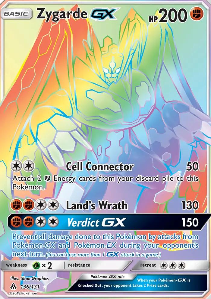 Image of Zygarde-GX Forbidden Light (FLI) #136