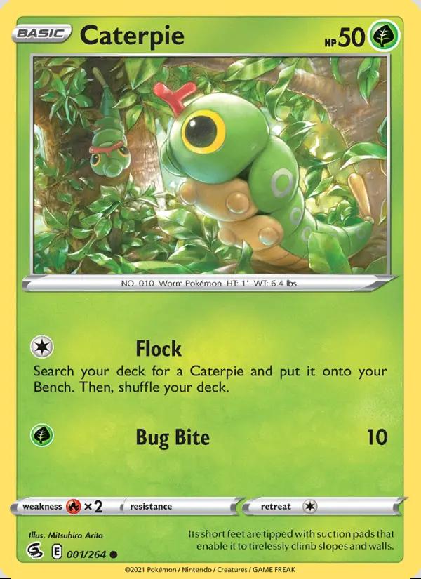 Image of Caterpie Fusion Strike (FST) #001