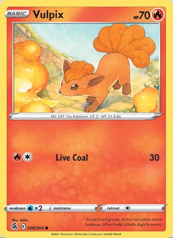 Image of Vulpix Fusion Strike (FST) #028