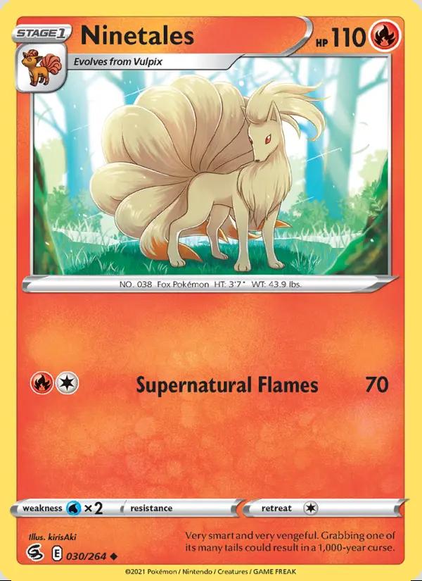Image of Ninetales Fusion Strike (FST) #030