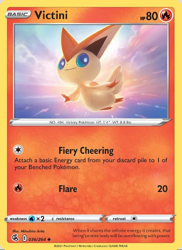 Image of Victini Fusion Strike (FST) #036