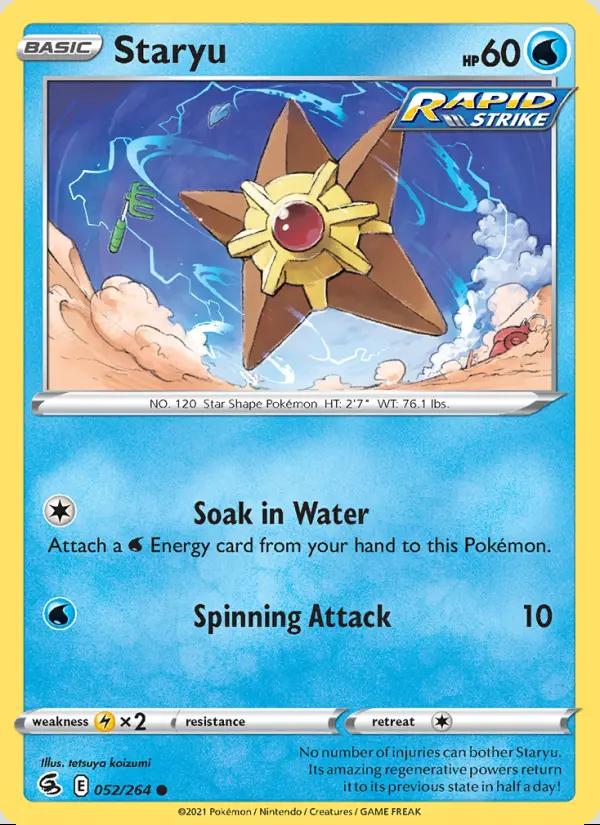 Image of Staryu Fusion Strike (FST) #052