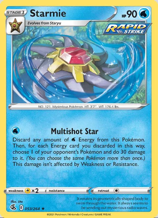 Image of Starmie Fusion Strike (FST) #053