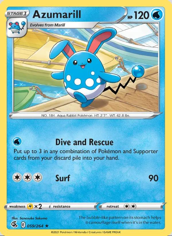 Image of Azumarill Fusion Strike (FST) #059