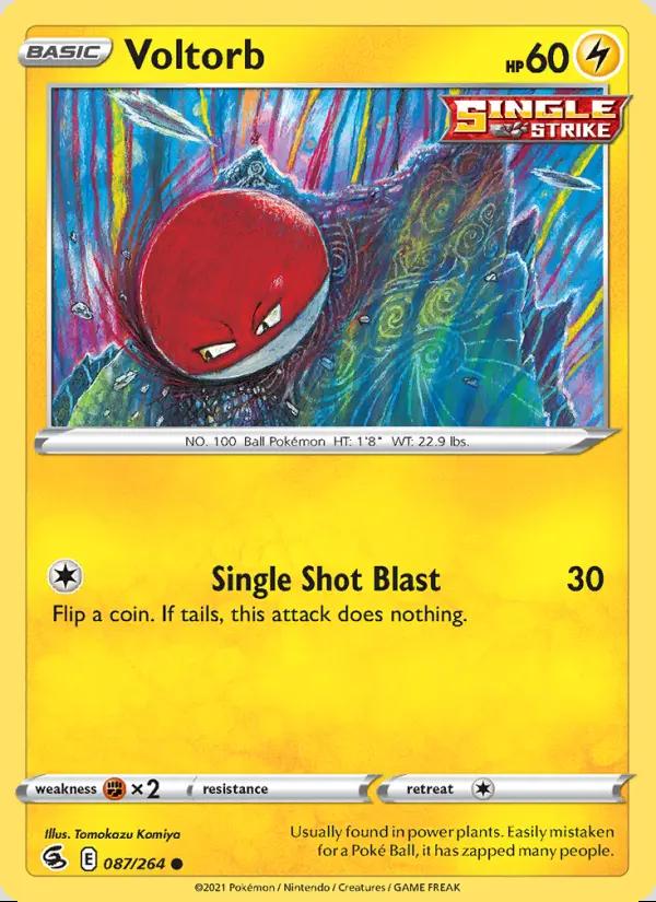Image of Voltorb Fusion Strike (FST) #087