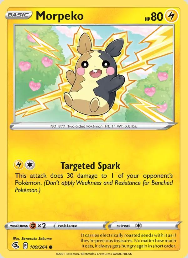 Image of Morpeko Fusion Strike (FST) #109