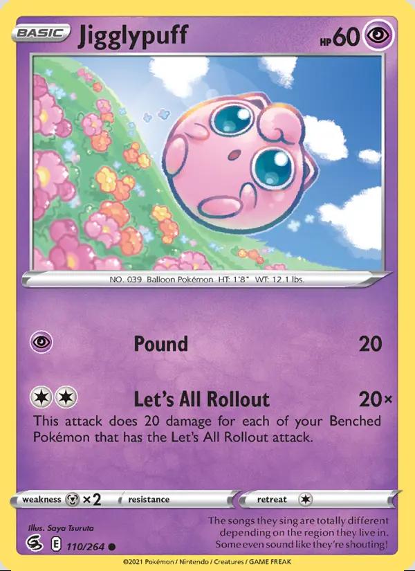 Image of Jigglypuff Fusion Strike (FST) #110