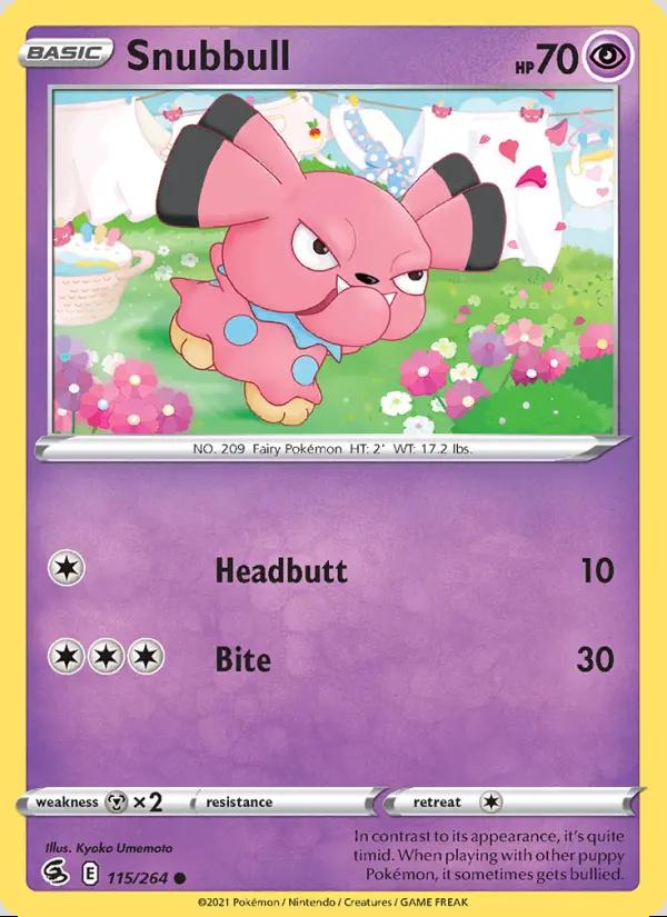 Image of Snubbull Fusion Strike (FST) #115