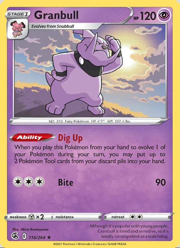 Image of Granbull Fusion Strike (FST) #116