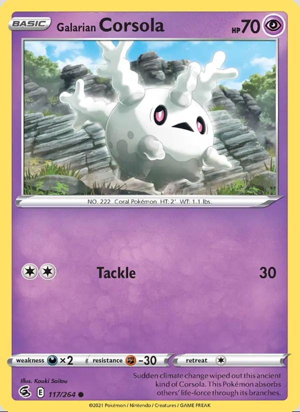 Image of Galarian Corsola Fusion Strike (FST) #117