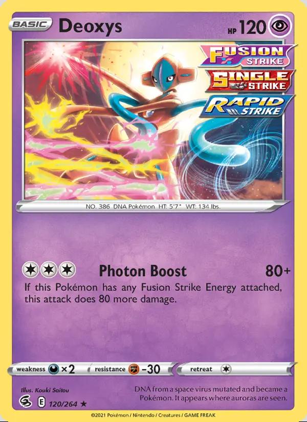 Image of Deoxys Fusion Strike (FST) #120