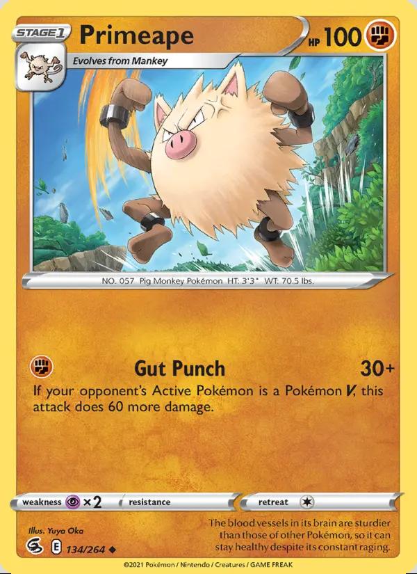 Image of Primeape Fusion Strike (FST) #134