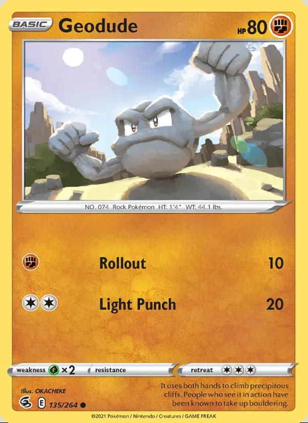 Image of Geodude Fusion Strike (FST) #135