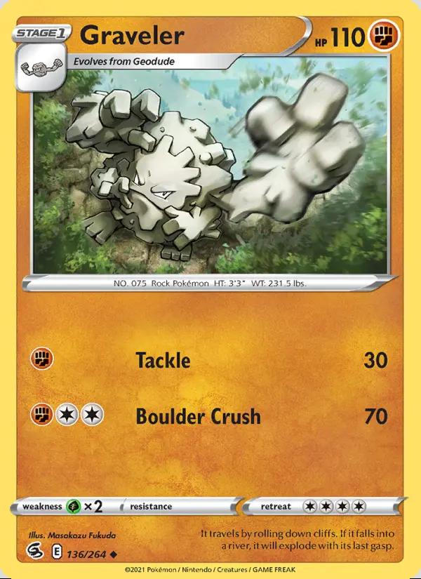 Image of Graveler Fusion Strike (FST) #136