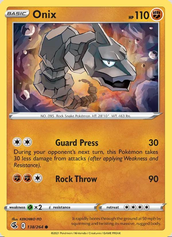 Image of Onix Fusion Strike (FST) #138