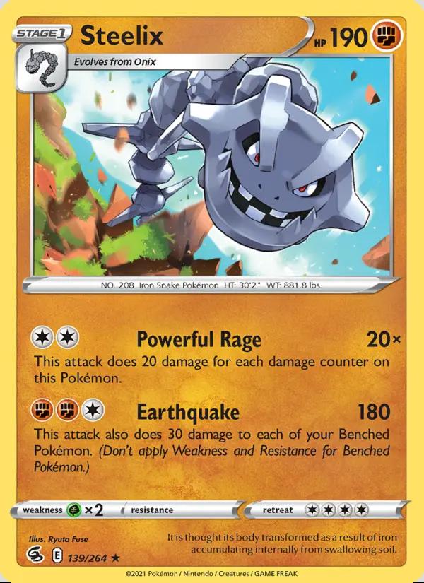 Image of Steelix Fusion Strike (FST) #139