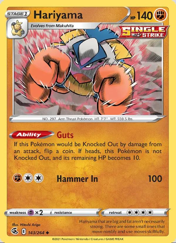 Image of Hariyama Fusion Strike (FST) #143