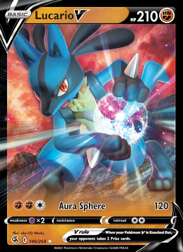 Image of Lucario V Fusion Strike (FST) #146