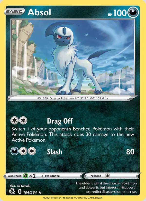 Image of Absol Fusion Strike (FST) #164