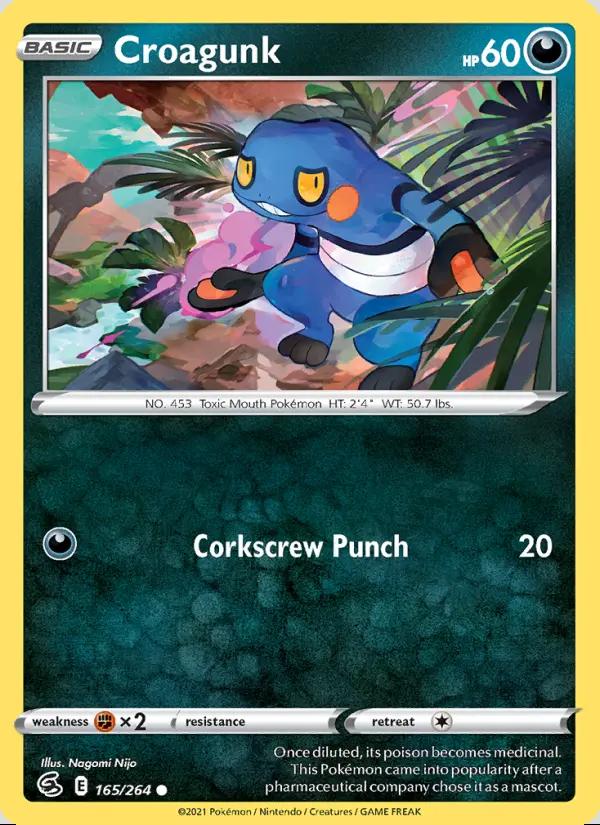 Image of Croagunk Fusion Strike (FST) #165
