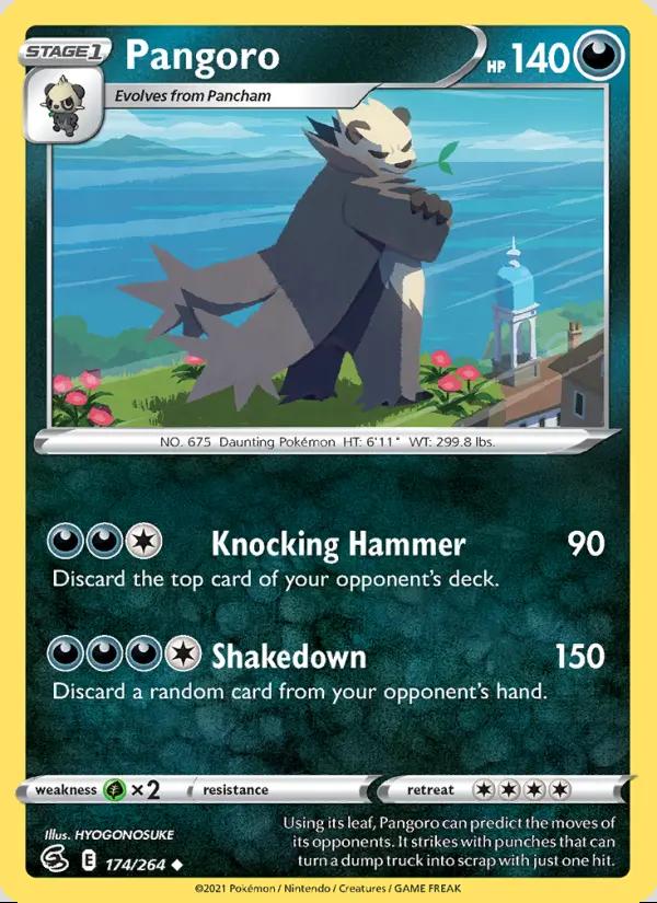 Image of Pangoro Fusion Strike (FST) #174
